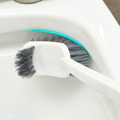 Brosse wc s'adaptant parfaitement aux contours de la cuvette