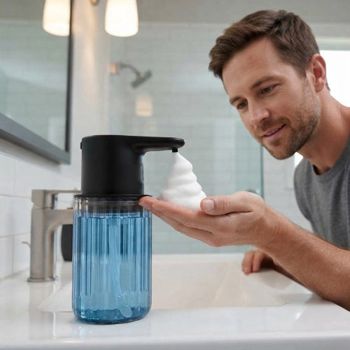 Distributeur de savon automatique rechargeable au design moderne