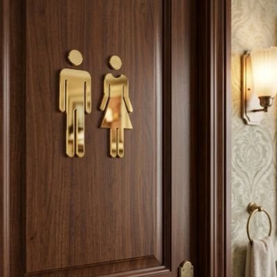 Panneau toilette modèle pour une esthétique haut de gamme