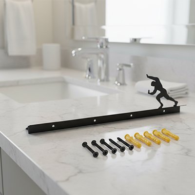 Porte papier toilette a Installation murale fixation par vis incluses