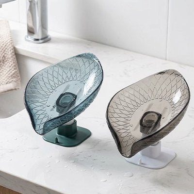 Porte savon a ventouse a fixation stable sur surfaces lisses