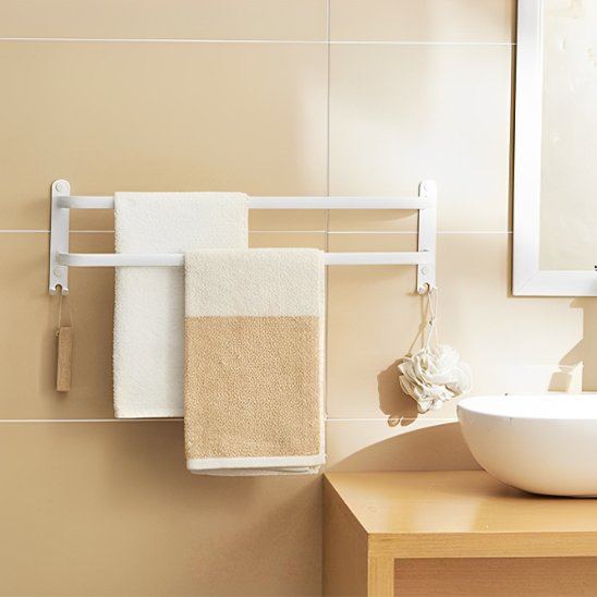 porte serviette avec une dimensions optimisées pour petits espaces