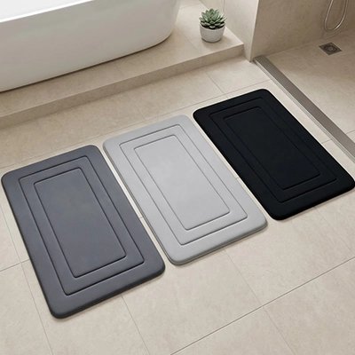 Tapis de bain absorbant et moelleux pour sortie de douche