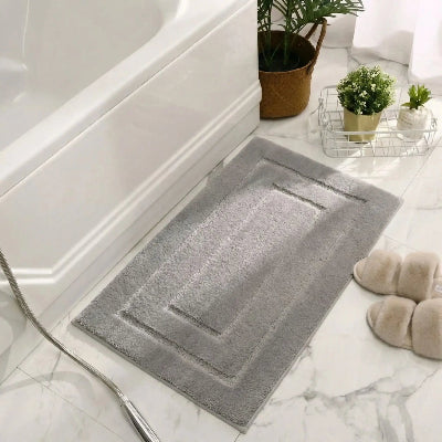 tapis de bain gris