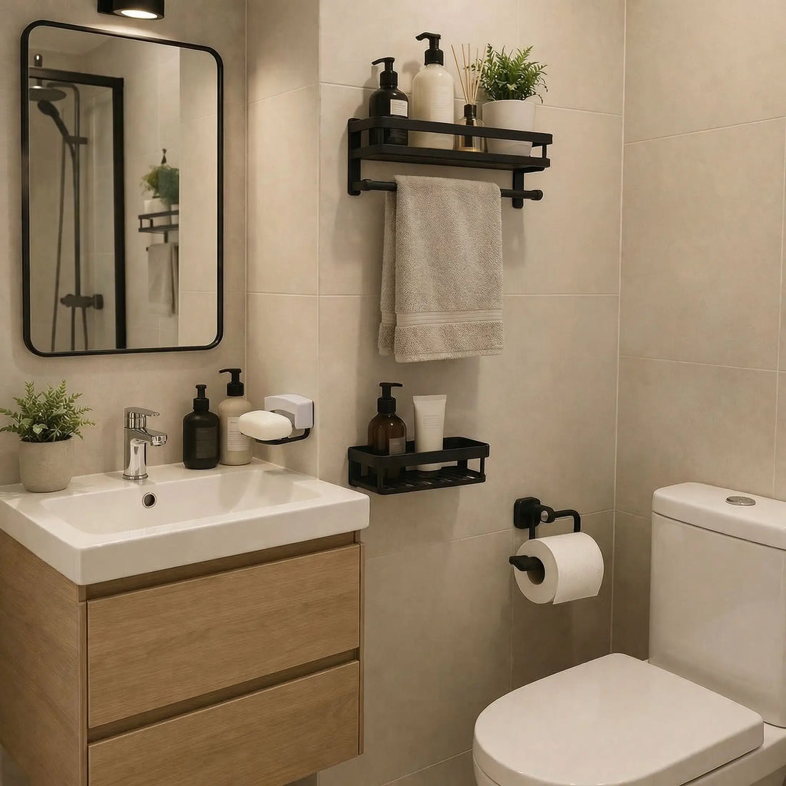 Comment organiser une petite salle de bain facilement