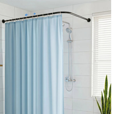 Barre de douche en angle ajustable en L