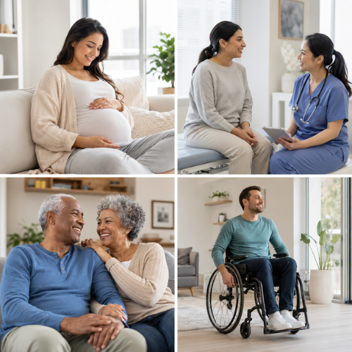 Bidet WC adapté aux femmes enceintes seniors et personnes handicapés