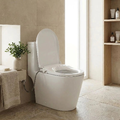Bidet siège de toilette a deux buses