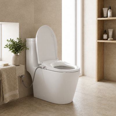 Bidet siège de toilette a deux buses