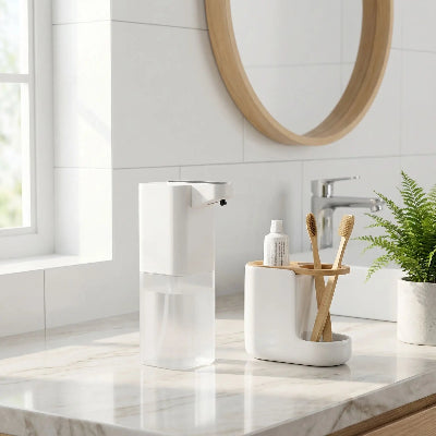 Distributeur de savon automatique​ fonctionnant sur piles