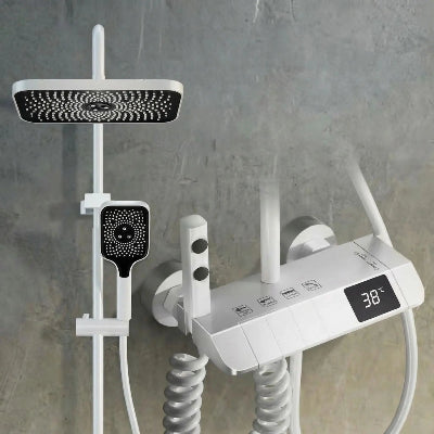Ensemble de douche blanc moderne
