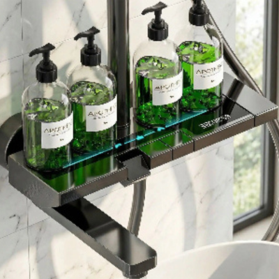 Ensemble de robinets de salle de bain a clavier tactile