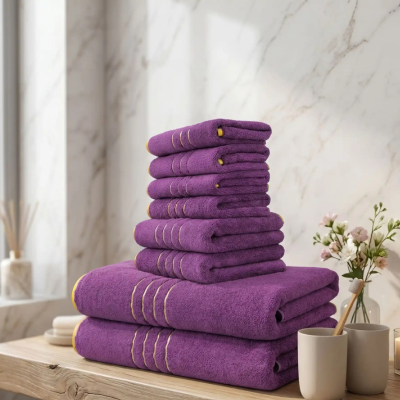 Ensemble de serviettes de bain doux et absorbant