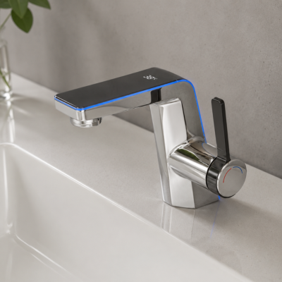 Robinet lavabo a une seule poignée contrôle de la température