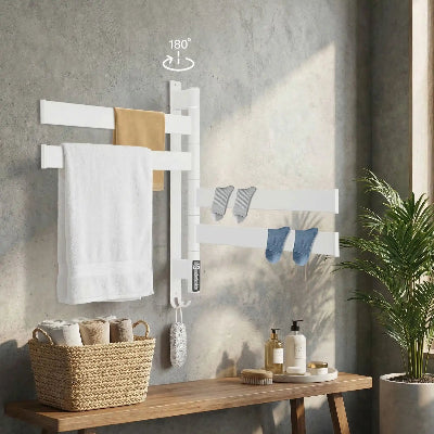 Sèche serviette soufflant blanc a quatre barre