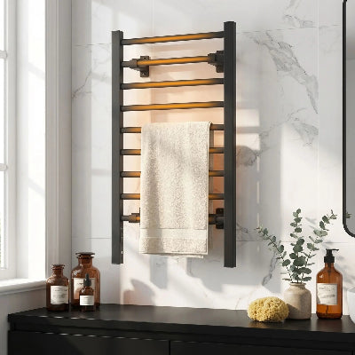 Sèche serviettes pour salle de bain a huit barres
