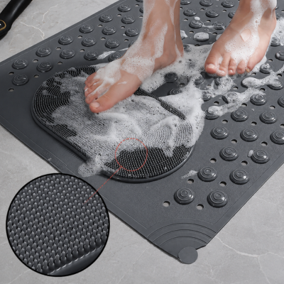 Tapis de bain antidérapant et acupression pour les pieds