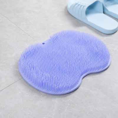 Tapis de massage bleu en silicone antidérapant pour les pieds