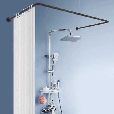 Tringle à rideau de douche grande taille pour baignoire