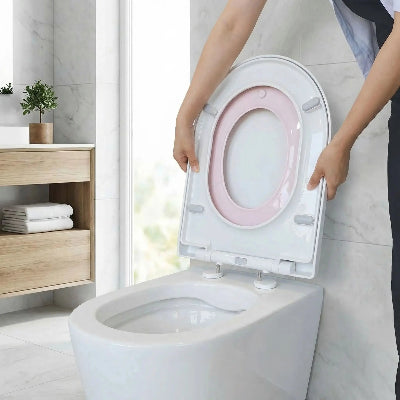  abattant wc familial facile a enlever pour le nettoyage