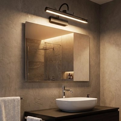 Applique LED étanche pour éclairer un miroir salle de bain
