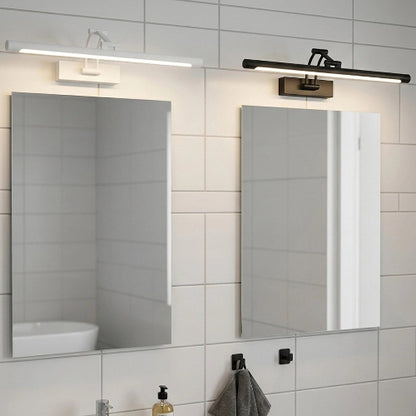 Applique murale de salle de bain en finitions blanche et noire