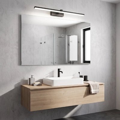Applique murale LED au design minimaliste pour éclairage de miroir