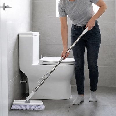 Balai brosse de nettoyage pour carrelage de salle de bain