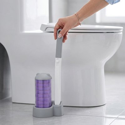  Base qui maintient la brosse toilette et les cartouches