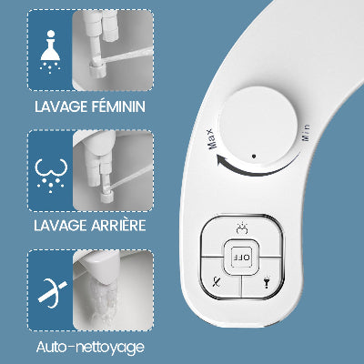  bidet toilette avec buse auto nettoyante