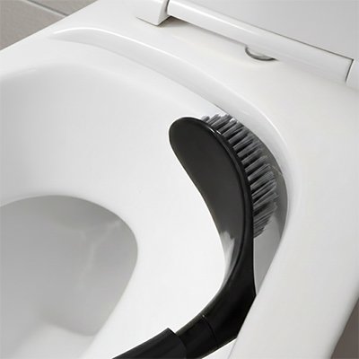 Brosse à toilette  pour un nettoyage efficace des parois