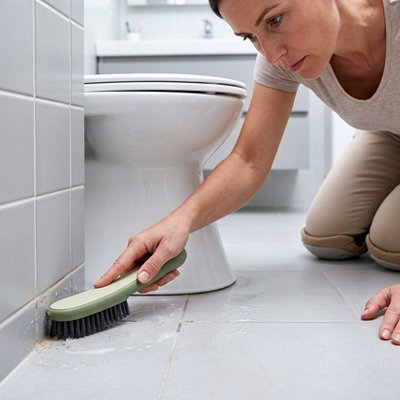 Brosse de nettoyage multifonction avec poignée incurvée pour un entretien efficace