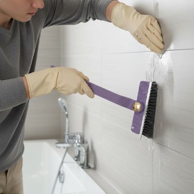 Brosse de nettoyage résistante pour joints sujettes à la moisissure