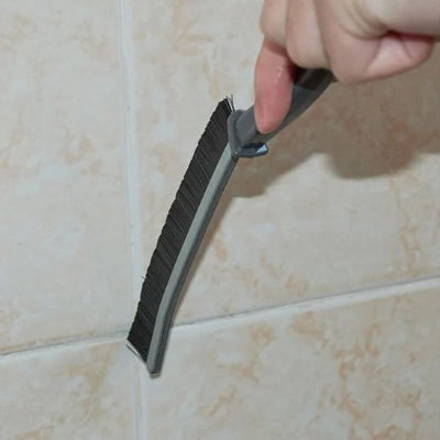 Brosse manuelle pour entretien des portes coulissantes et rainures