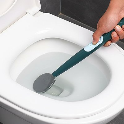 Brosse pour toilette avec tête amovible pour un rinçage rapide
