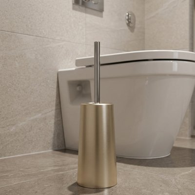 brosse pour toilette récipient fermé évitant les éclaboussures 