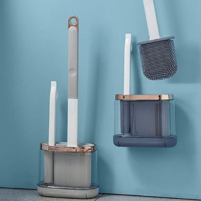 Brosse WC a design compact et autoportant