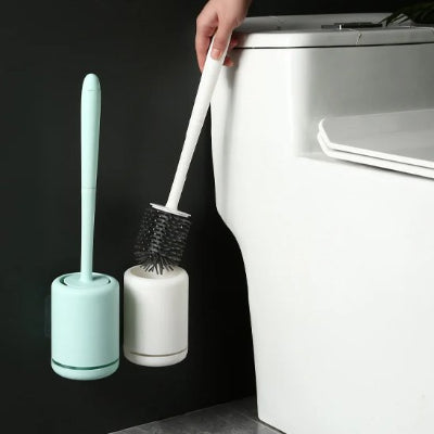 Brosse wc avec base ventilée permettant l'écoulement de l'eau