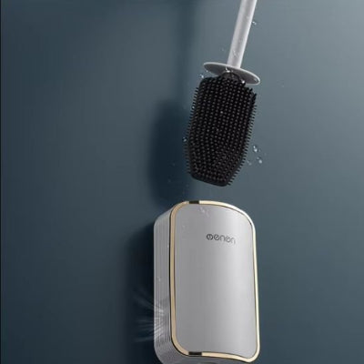 Brosse WC avec compartiment fermé pour dissimuler la brosse 
