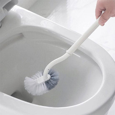 Brosse WC avec un manche extensible s'ajustant en longueur 