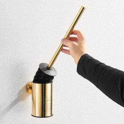 Brosse WC épurées et cylindriques qui s'intègrent harmonieusement