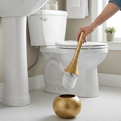 Brosse wc un accessoire utilitaire en élément déco du sanitaire