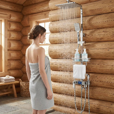 colonne-de-douche-argent-chromé