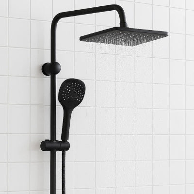 colonne de douche simple avec pommeau carré