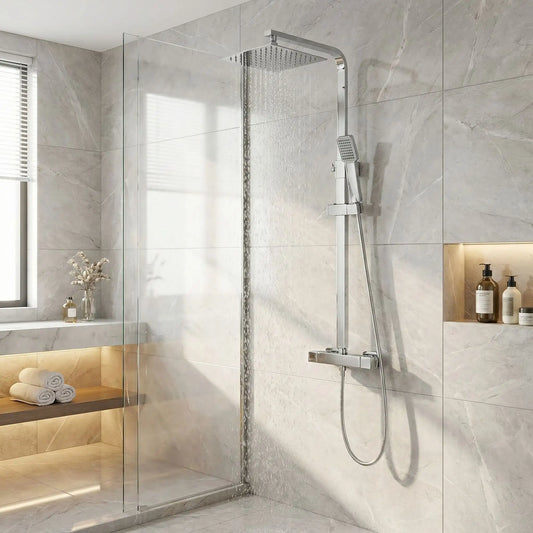 colonne de douche thermostatique