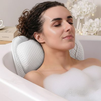 Coussin baignoire rembourrage confortable mousse dense apportant un soutien ferme 