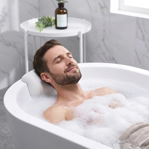 Coussin de baignoire confortable avec soutien de la tête