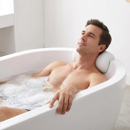 Coussin de bain relaxant pour profiter confortablement de la baignoire