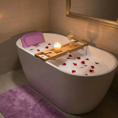 coussin-de-bain-violet