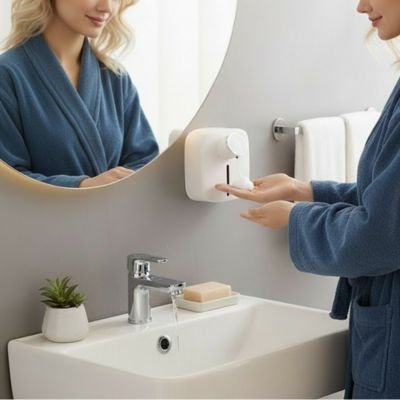Distributeur automatique de savon contrôlant de la quantité distribuée 